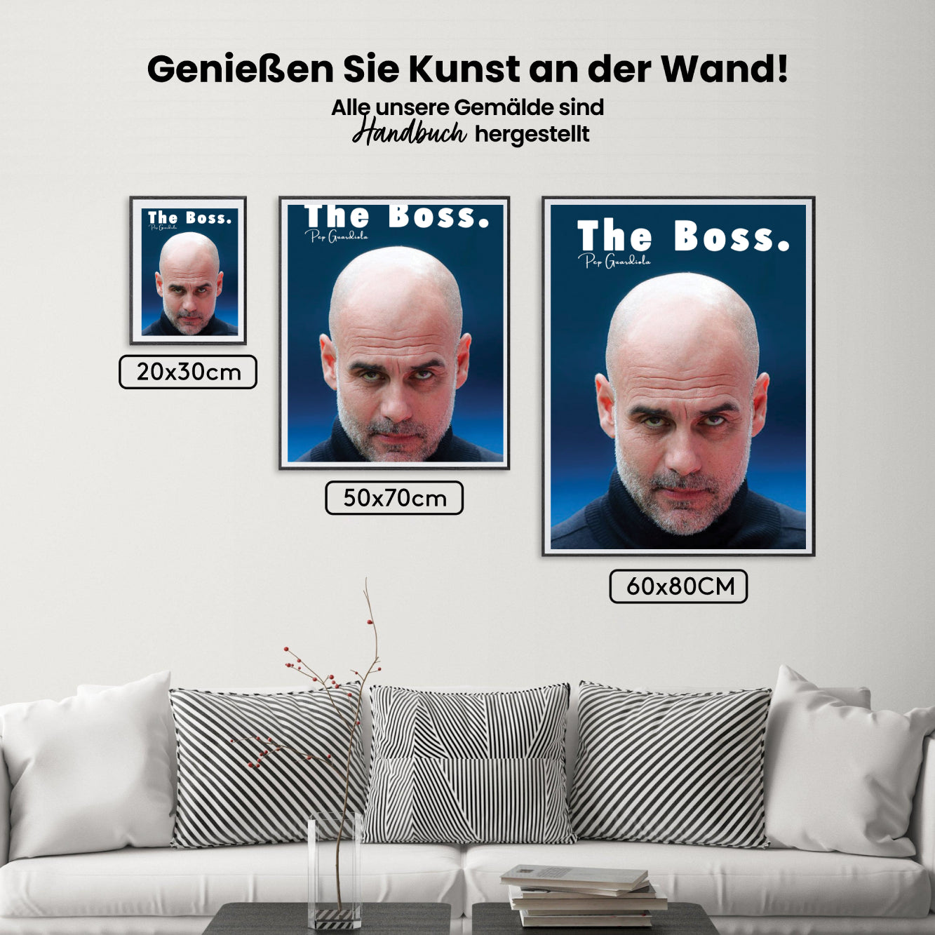 dipingere con i numeri - Pep Guardiola