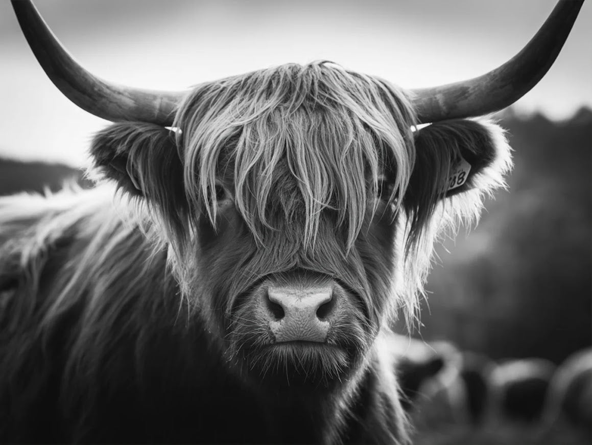 Dipingi con i numeri - Highlander scozzese