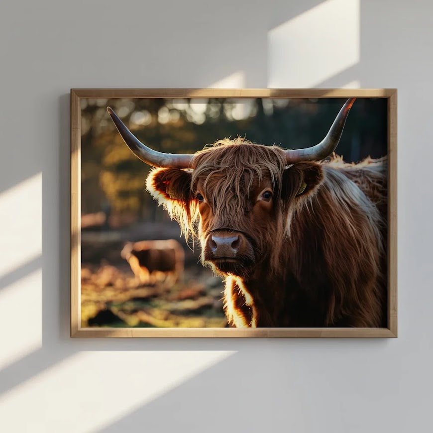 Dipingi con i numeri - Highlander scozzese