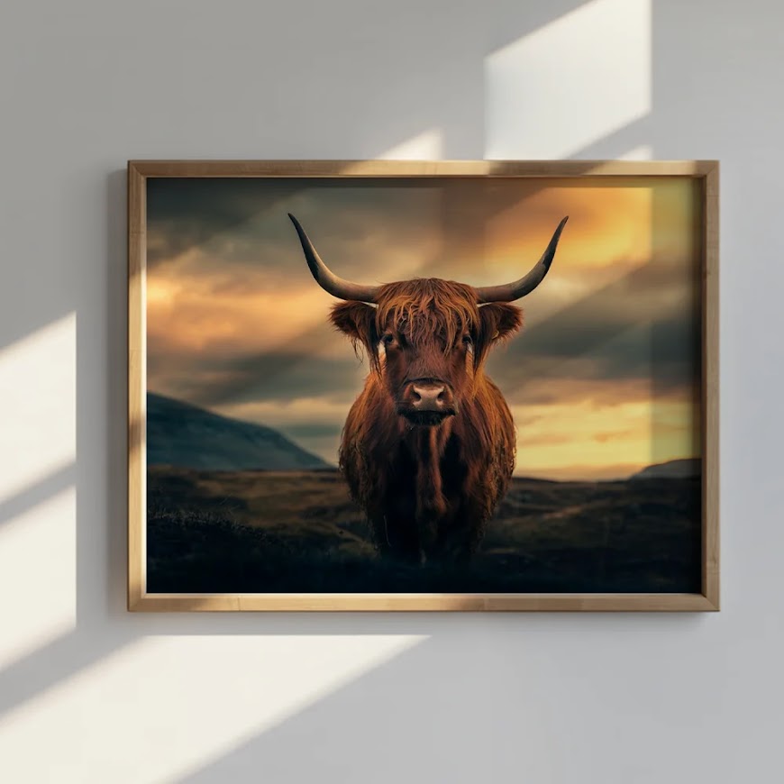 Dipingi con i numeri - Highlander scozzese
