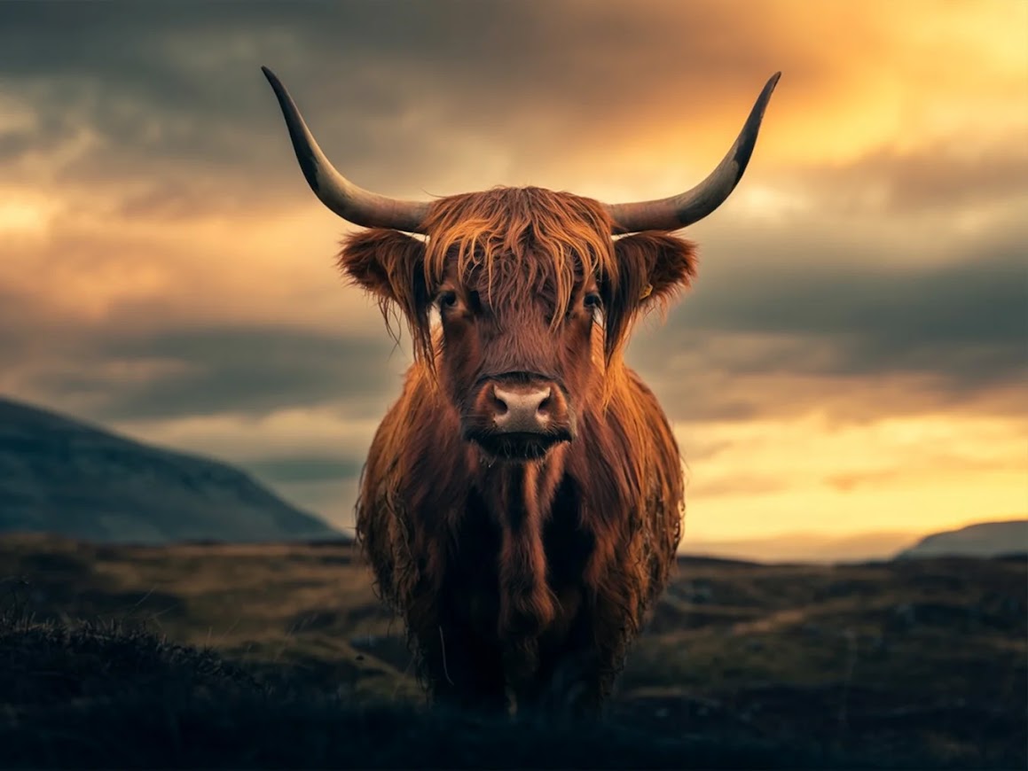Dipingi con i numeri - Highlander scozzese