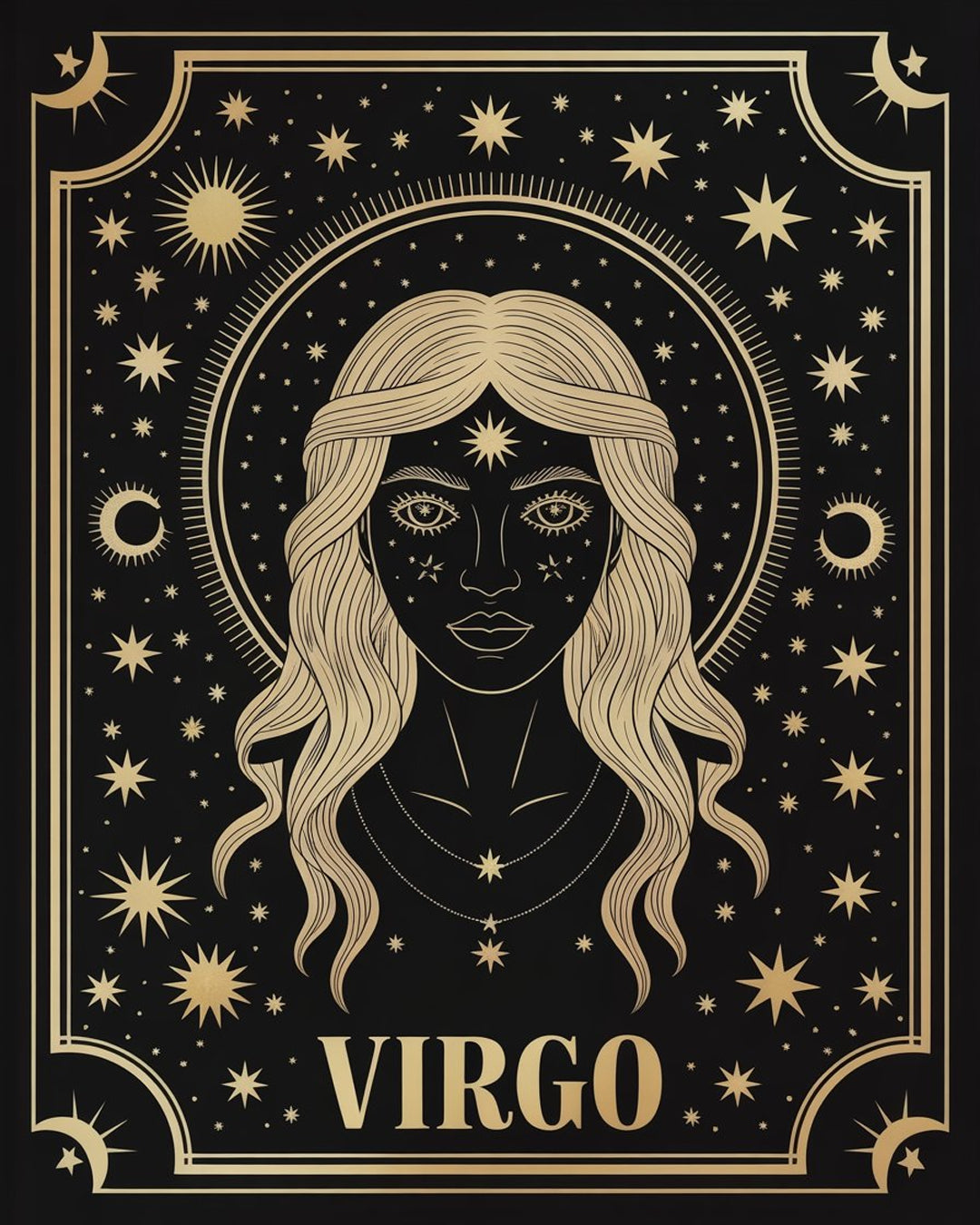 dipingere con i numeri - segni zodiacali - vergine