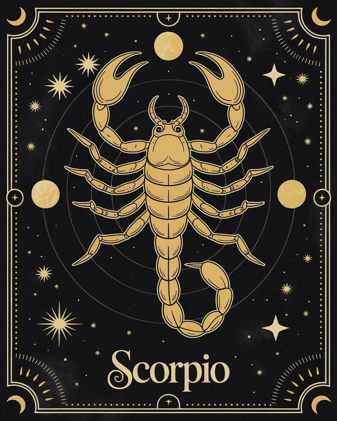 Dipingere con i numeri - Segno Zodiacale - Scorpione
