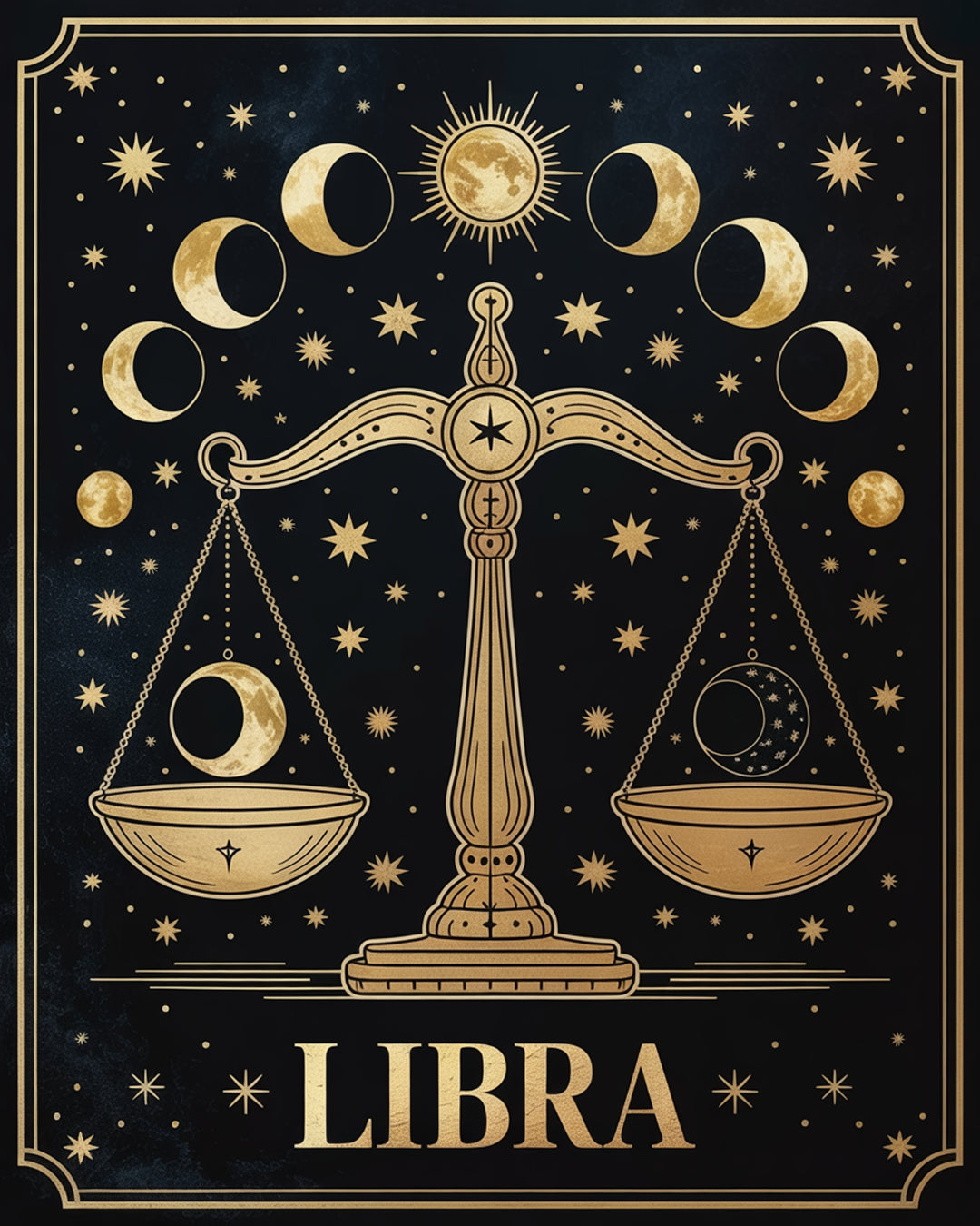 Dipingere con i numeri - Segni zodiacali - Bilancia