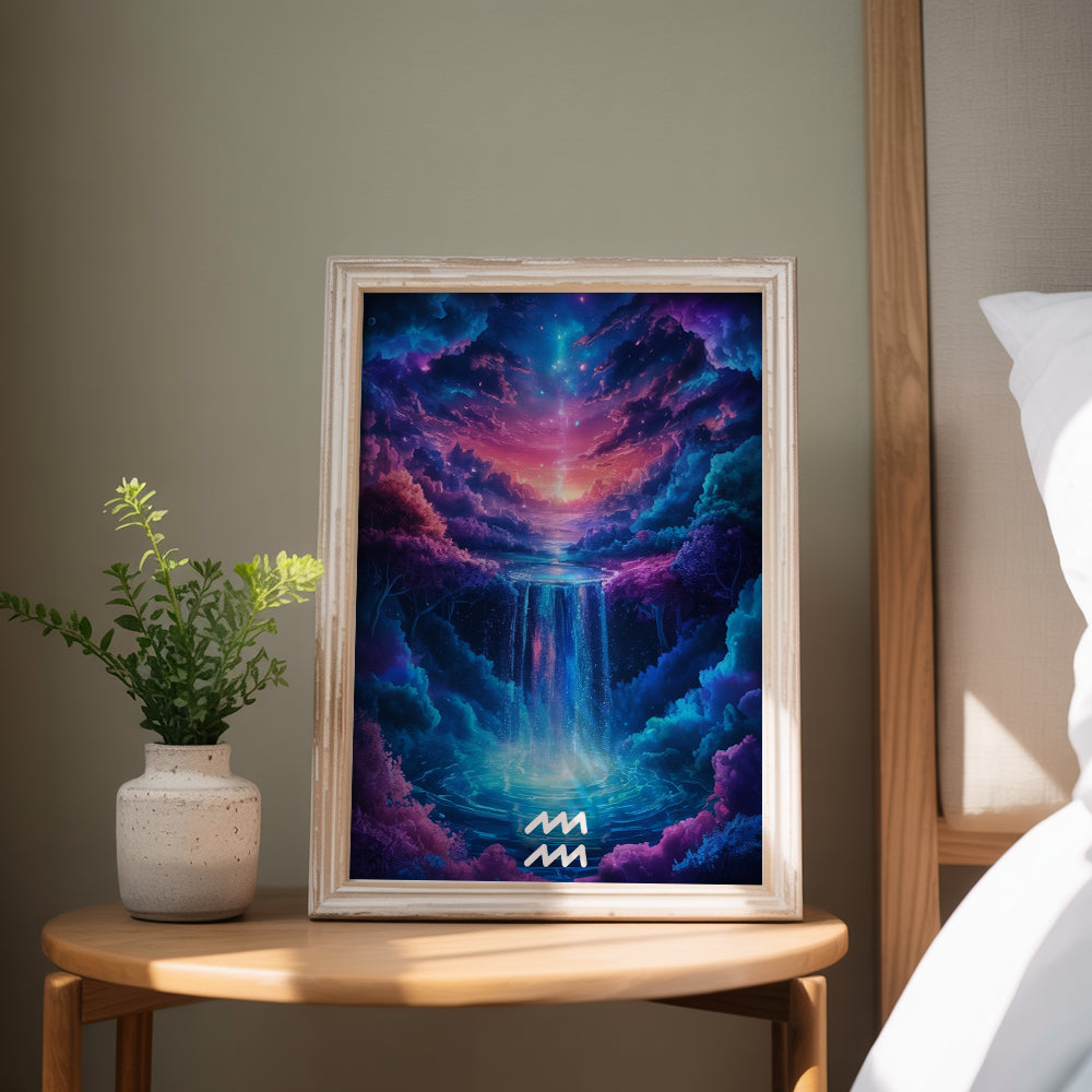 Dipingi con i numeri - Segno zodiacale - Acquario