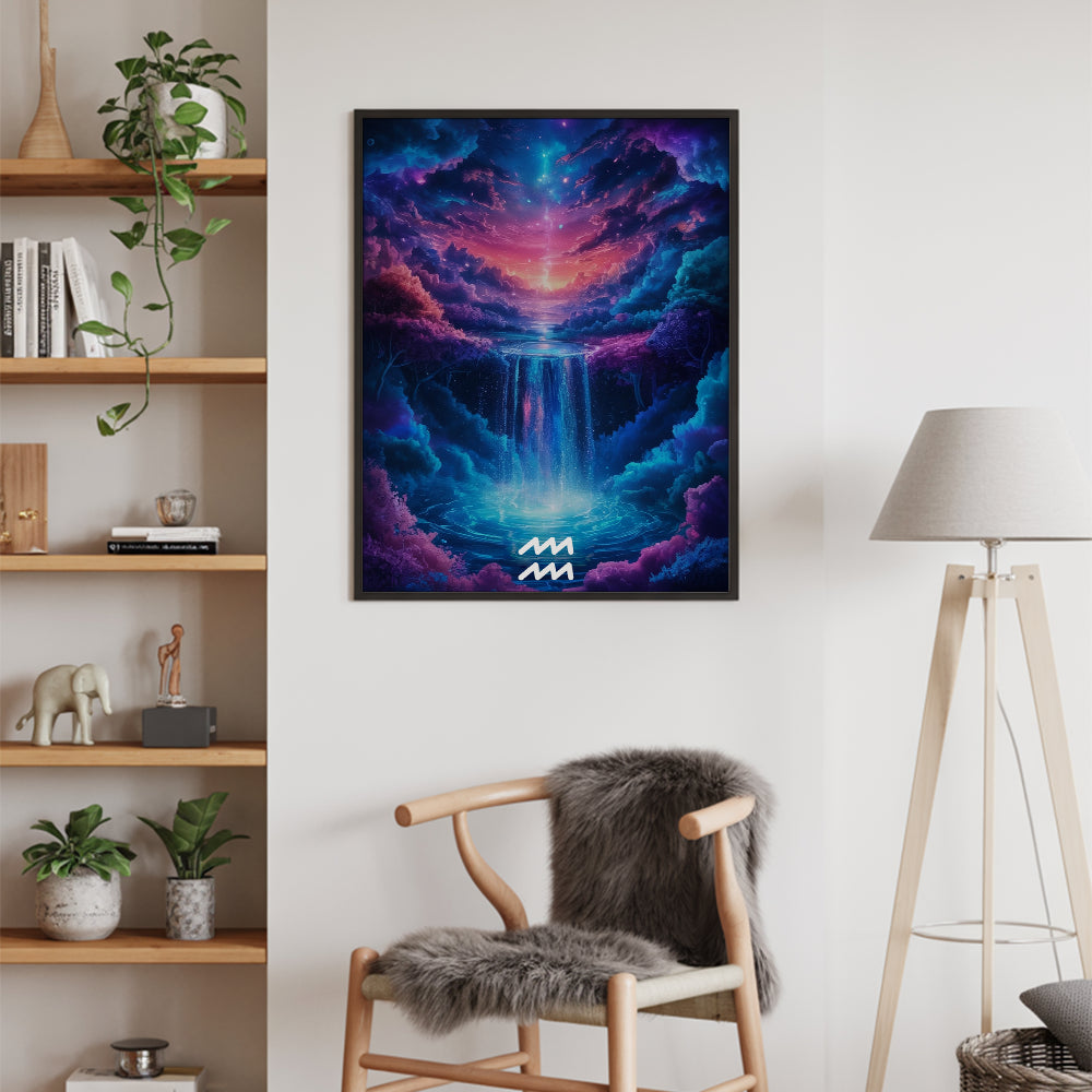 Dipingi con i numeri - Segno zodiacale - Acquario