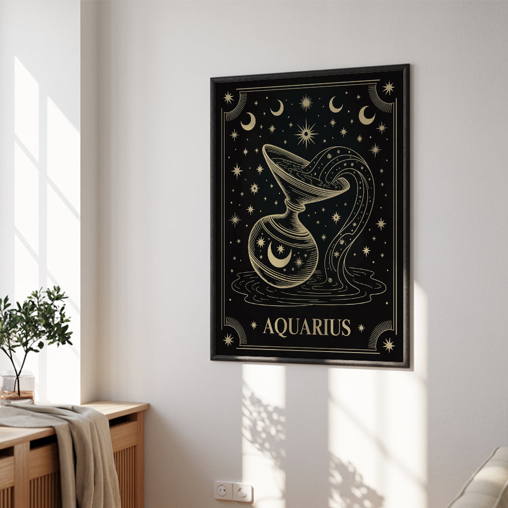 Dipingi con i numeri - Segno zodiacale - Acquario