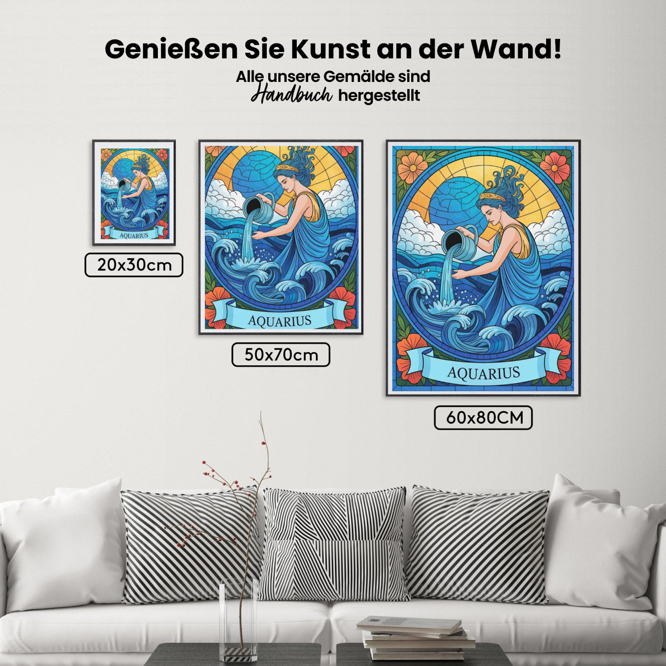 Dipingi con i numeri - Segno zodiacale - Acquario