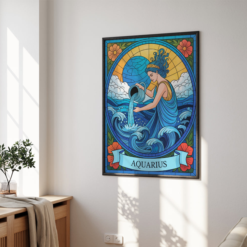 Dipingi con i numeri - Segno zodiacale - Acquario