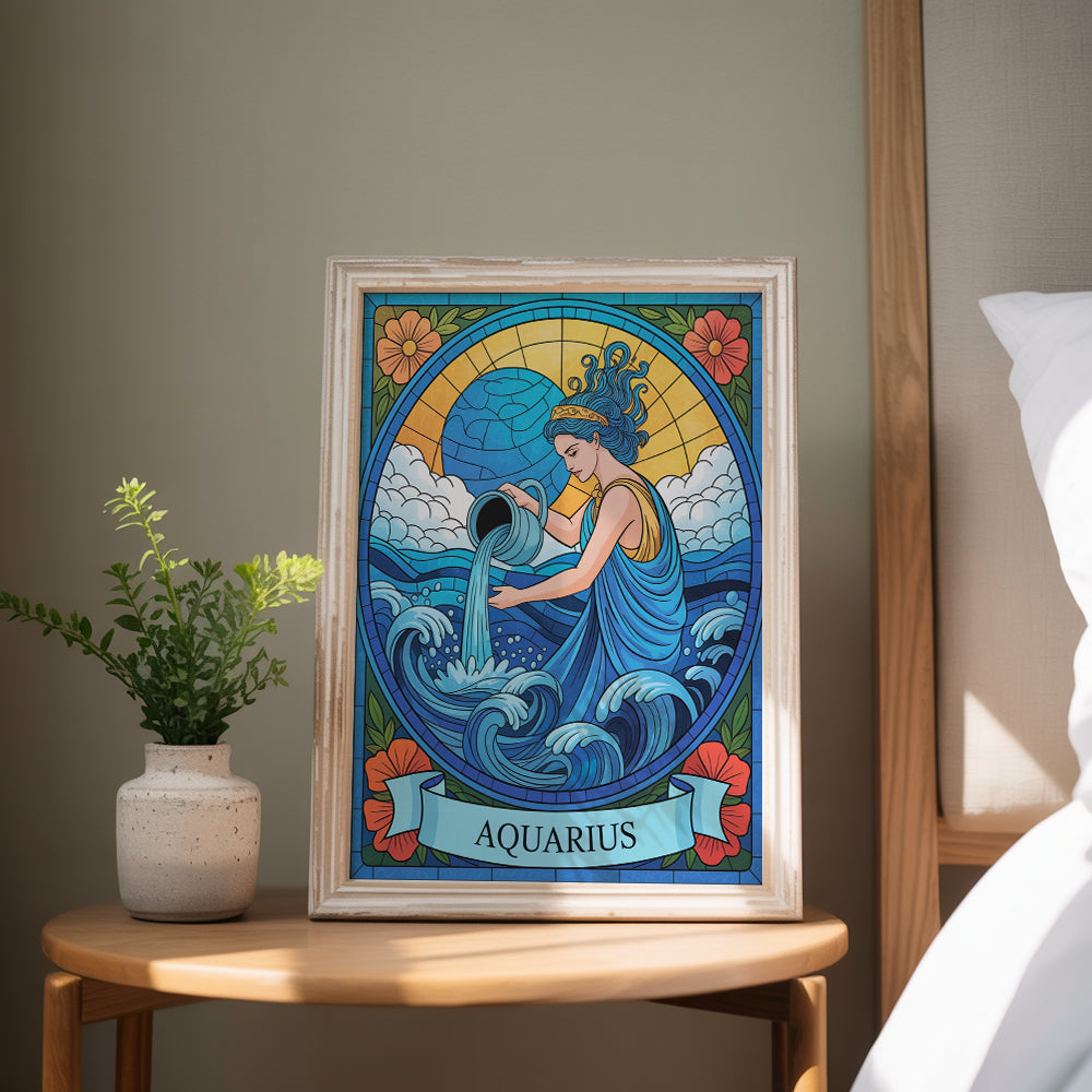Dipingi con i numeri - Segno zodiacale - Acquario