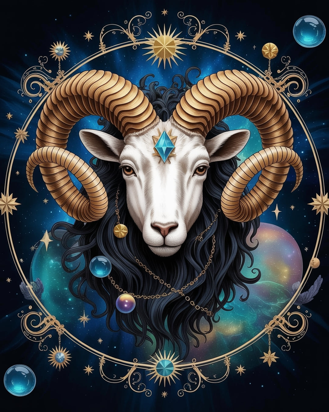 Dipingere con i numeri - Zodiaco - Ariete