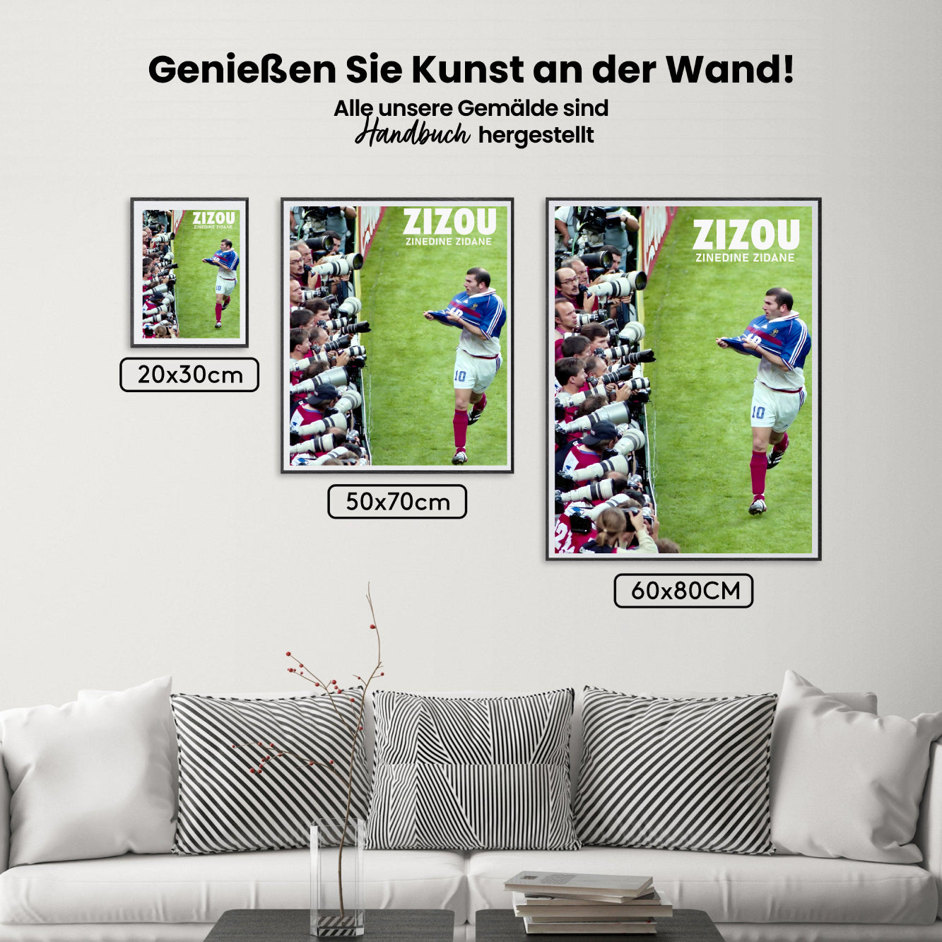 Dipingi con i numeri - Zinedine Zidane