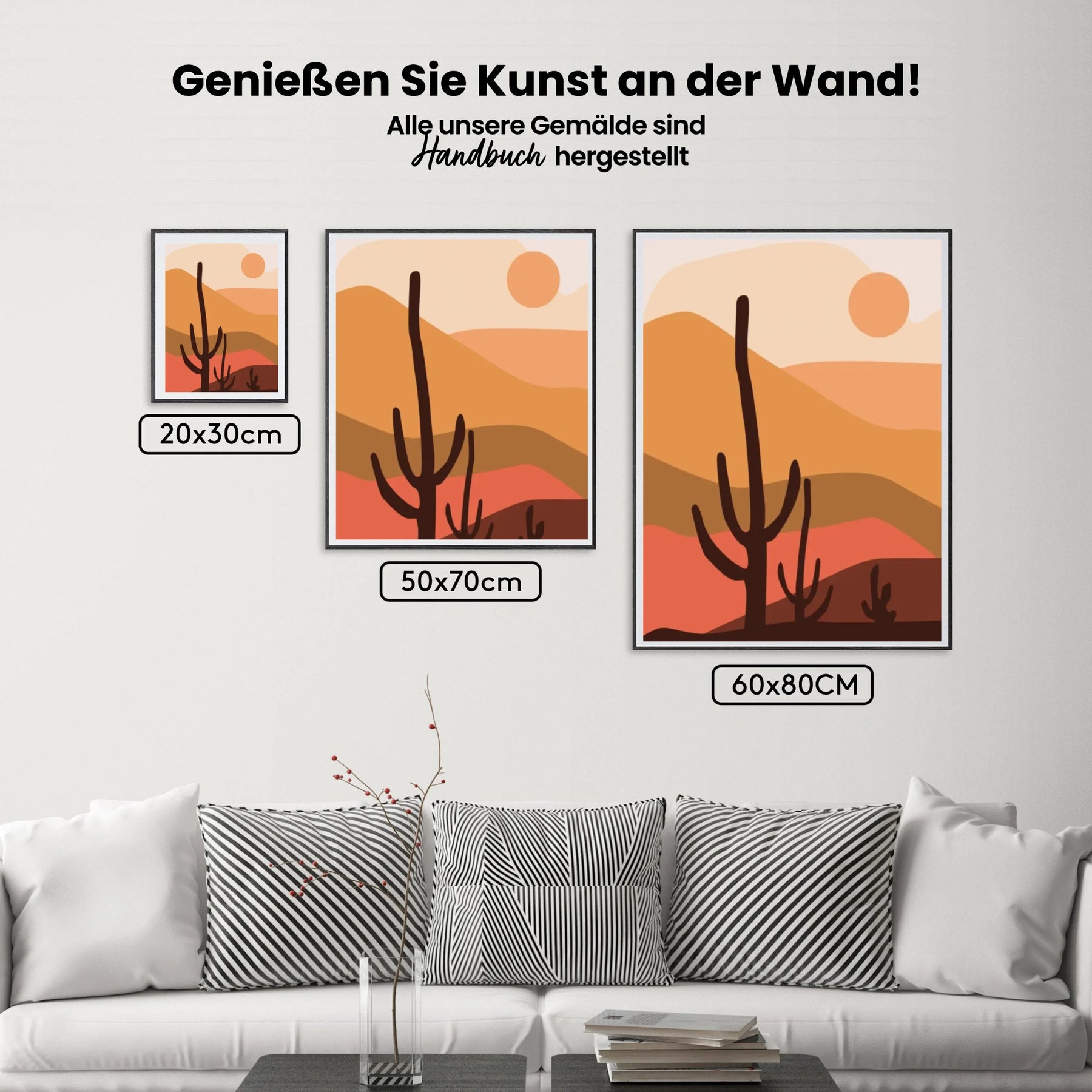 Dipingere con i numeri – Paesaggio astratto – 8