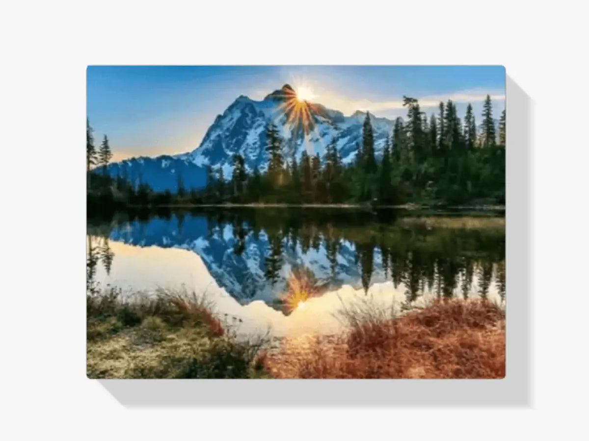 Dipingere con i numeri - Montagne prima del sole