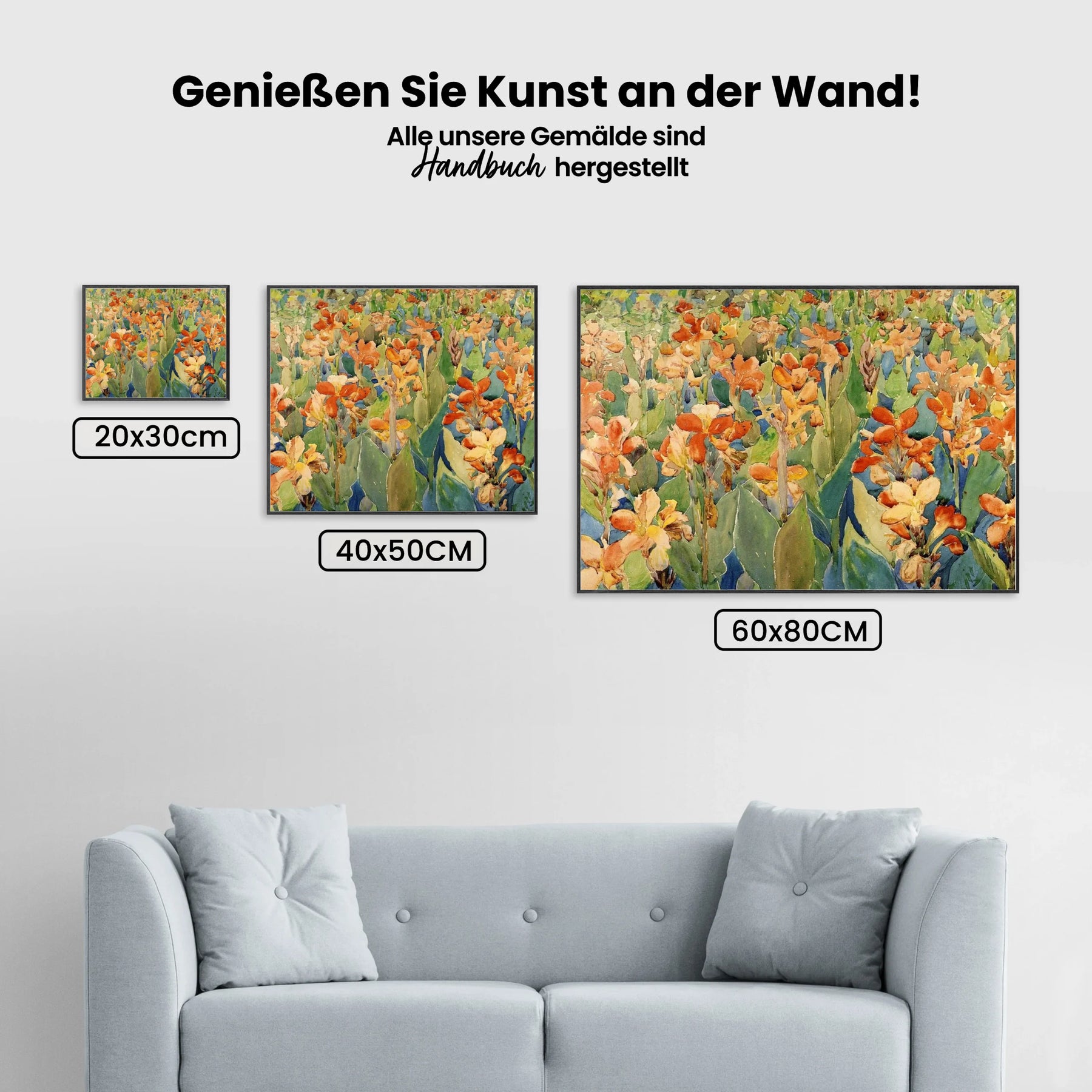 dipingere con i numeri - letto di fiori