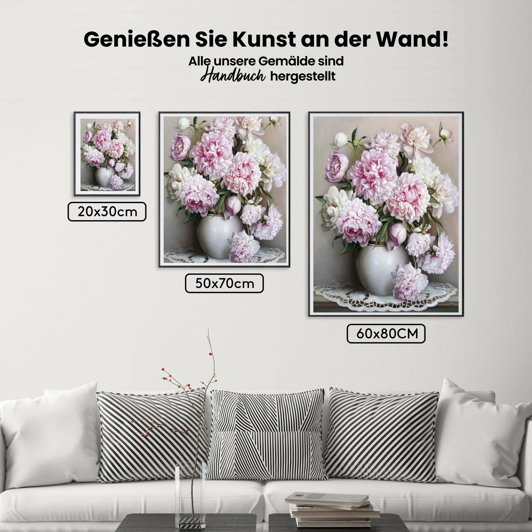 Dipingere con i numeri - Bouquet di fiori in vaso