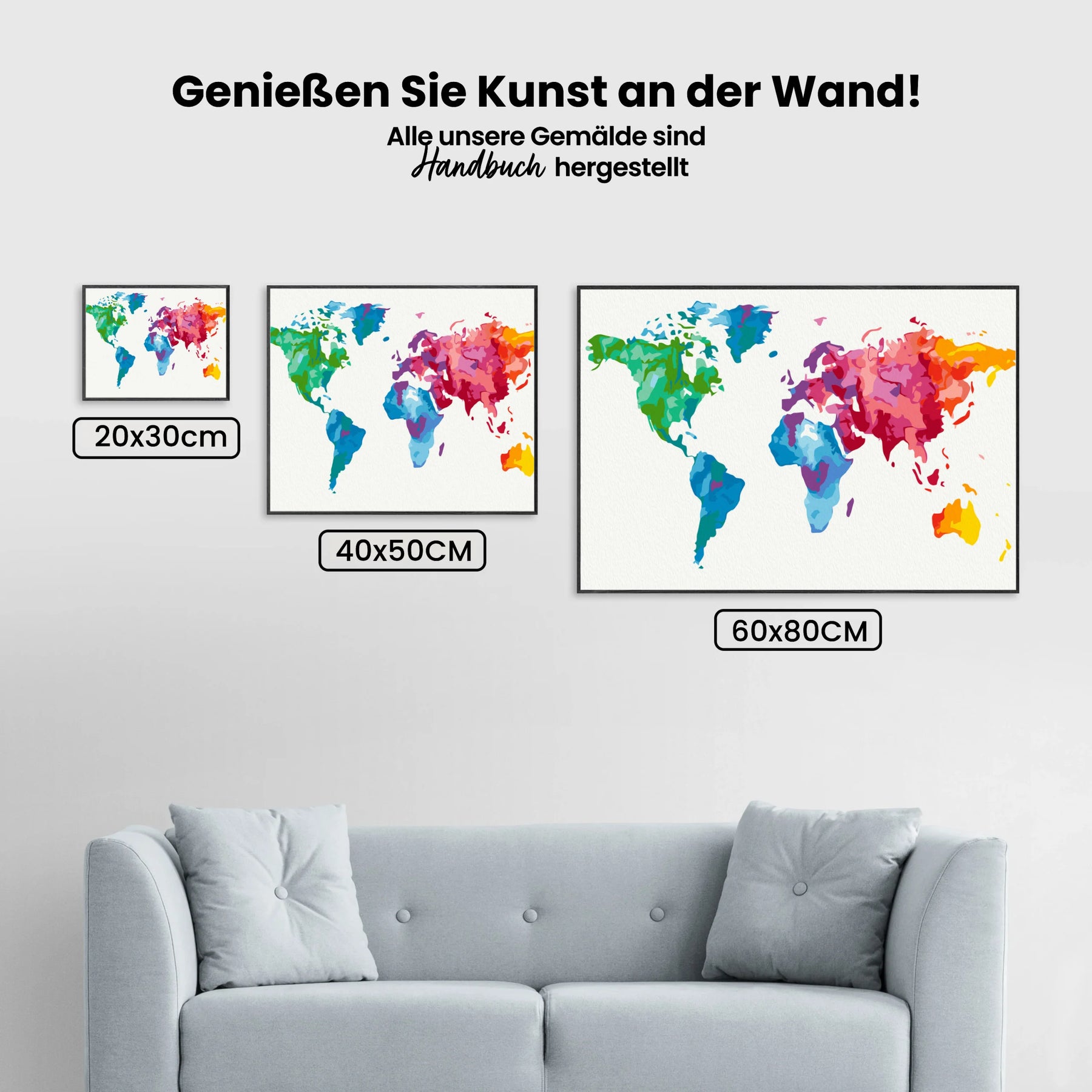 Malen nach Zahlen – Die Farben der Welt