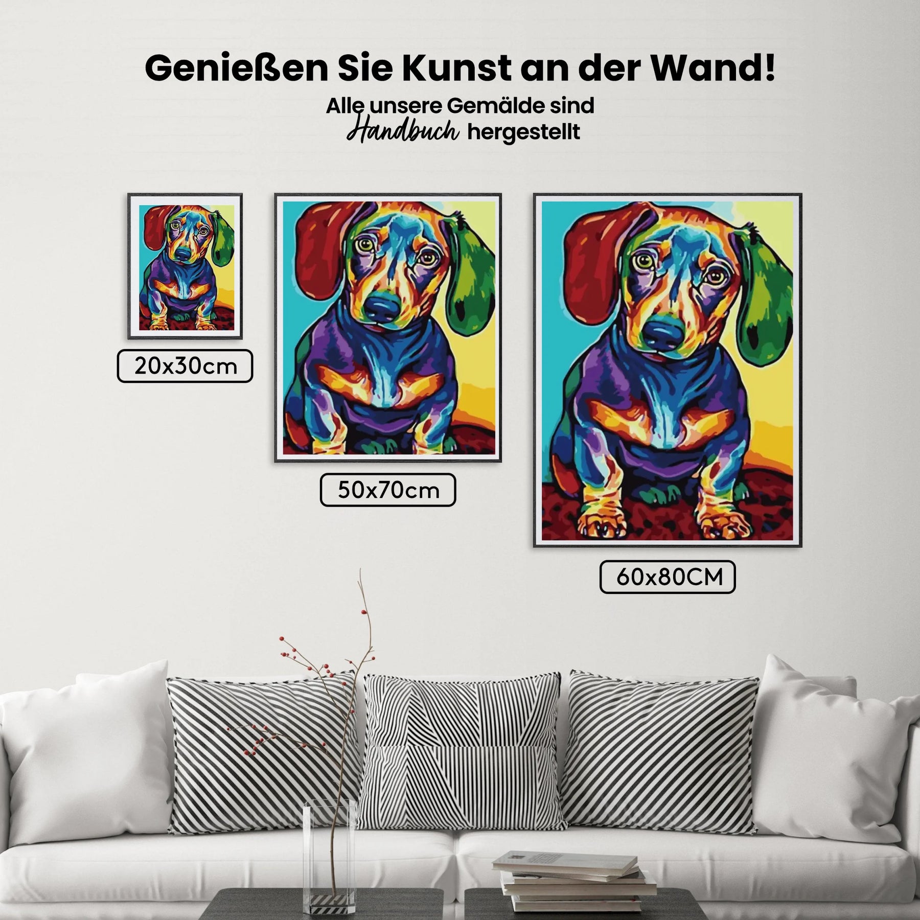 Dipingere con i numeri - Dachshund colorato