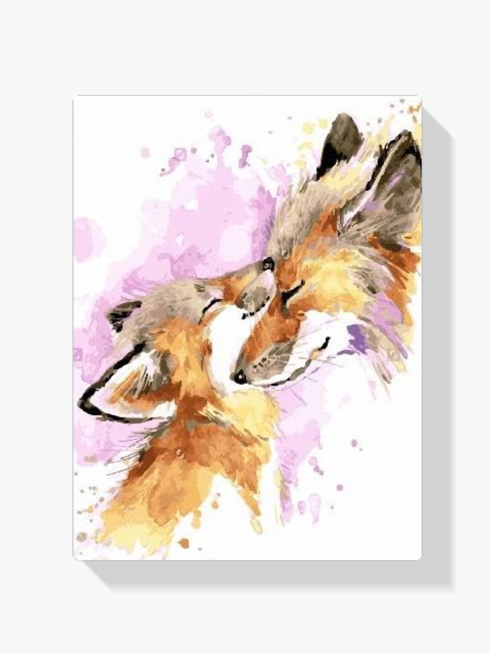 dipingere con i numeri volpe amore materno