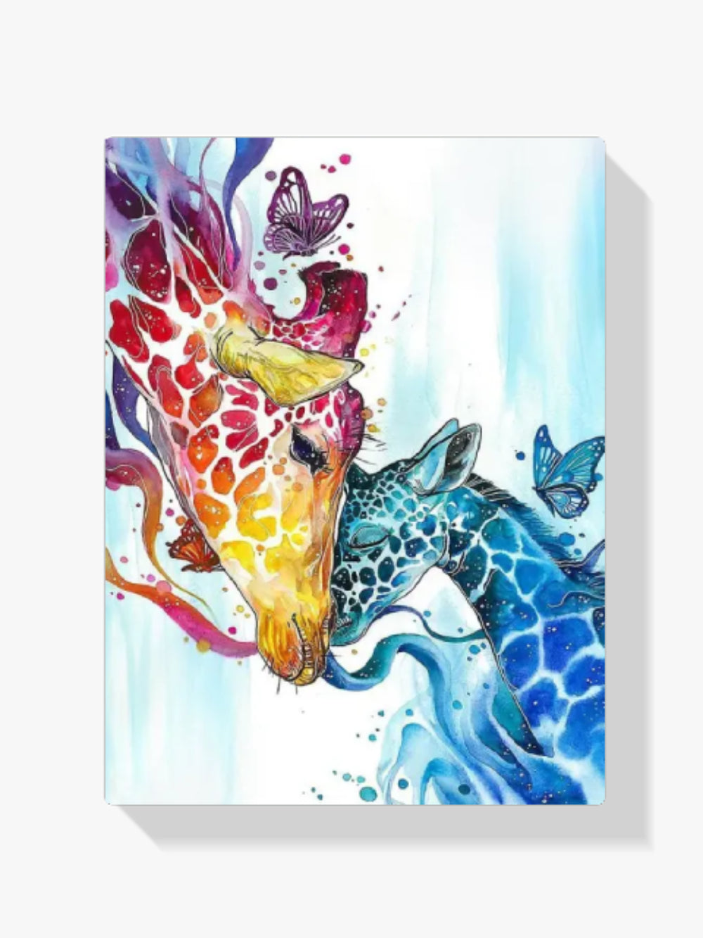 Dipingere con i numeri - Giraffa amore materno