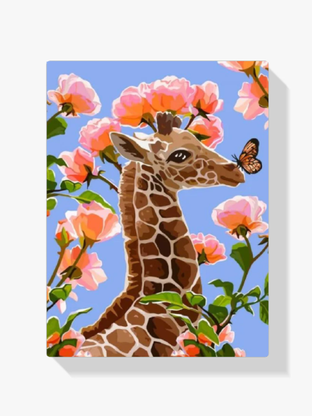 Dipingere con i numeri - Giraffa Felice