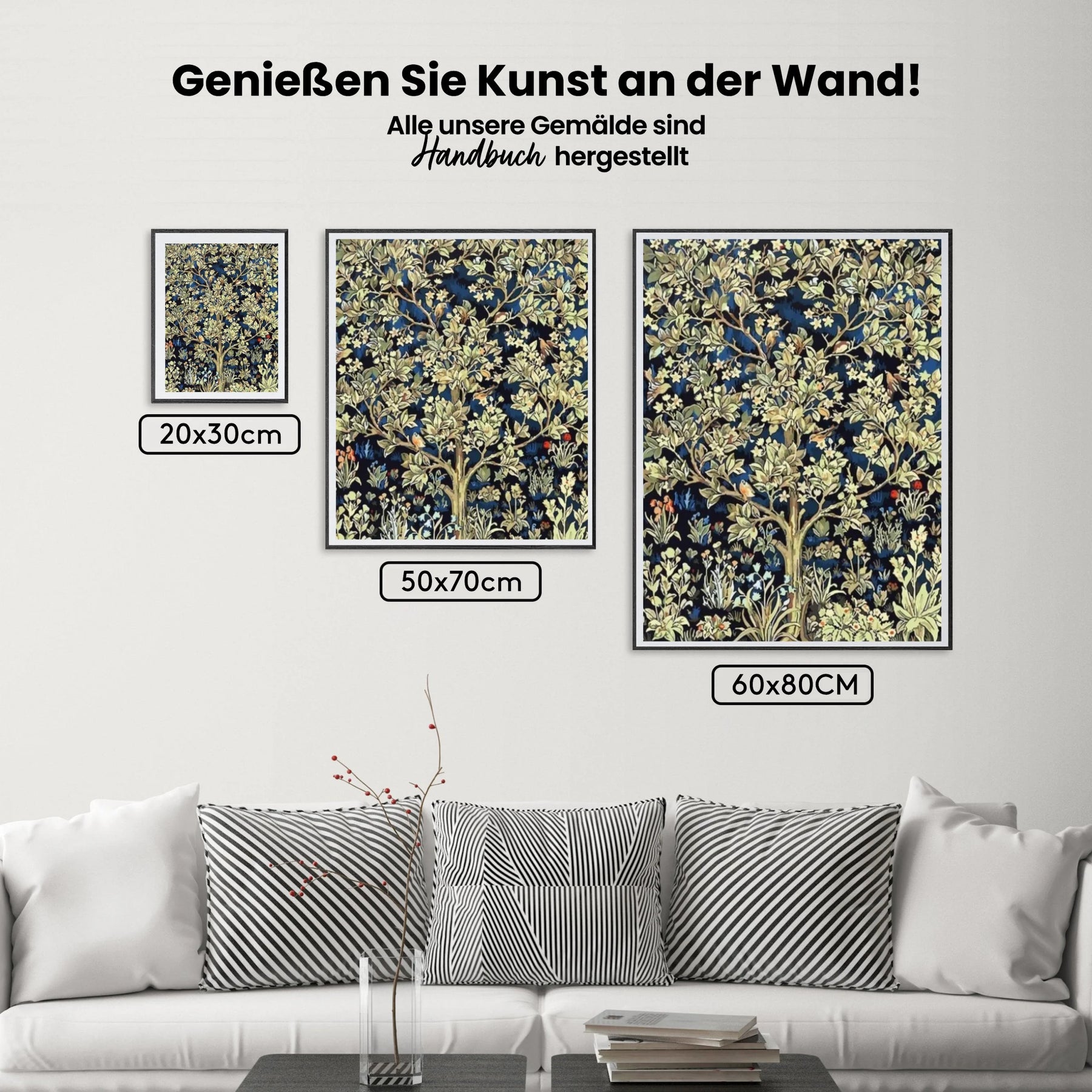 Dipingere con i numeri – ornamento in legno
