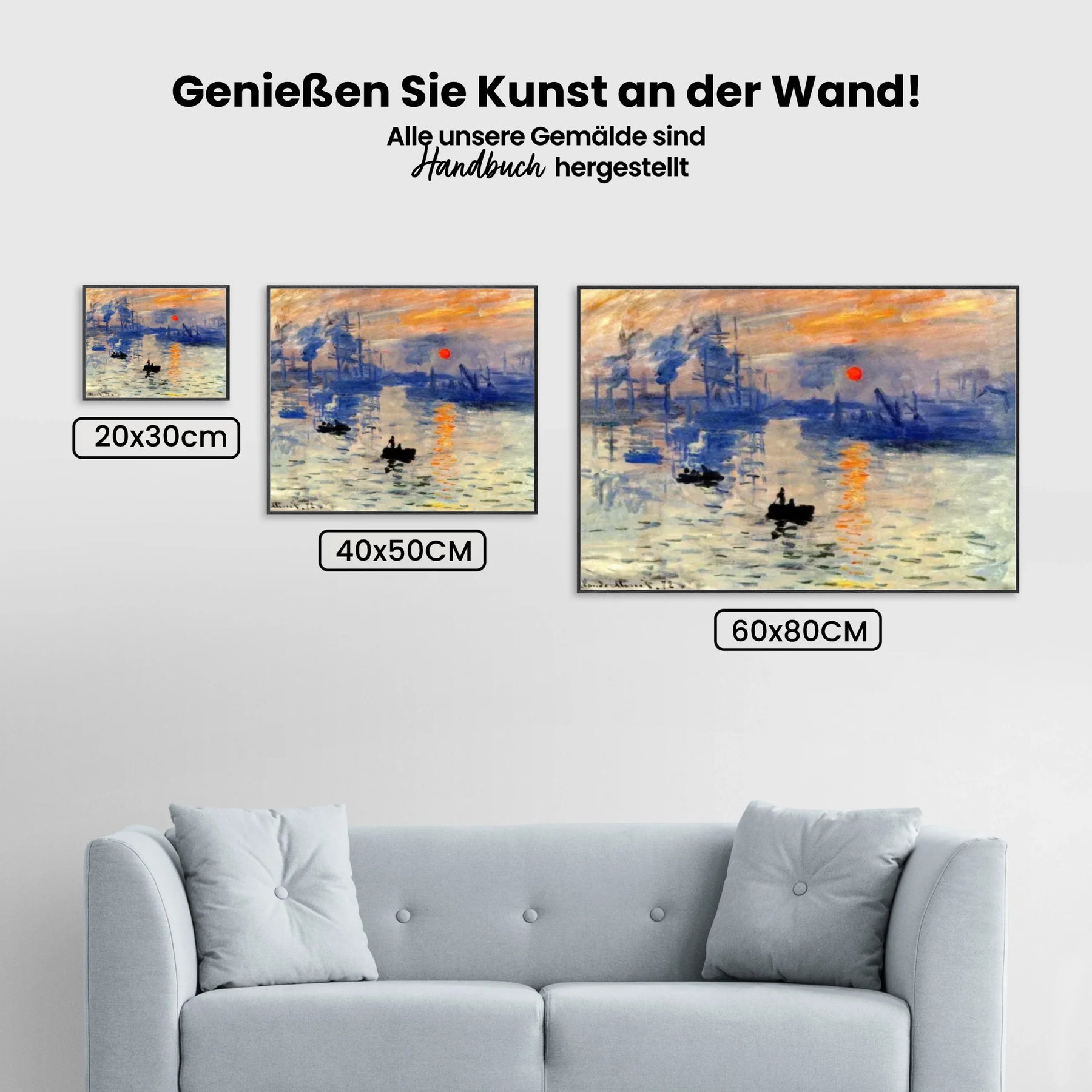 dipingere con i numeri - Impressione alba