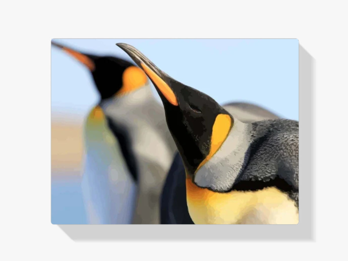 dipingere con i numeri pinguini reali