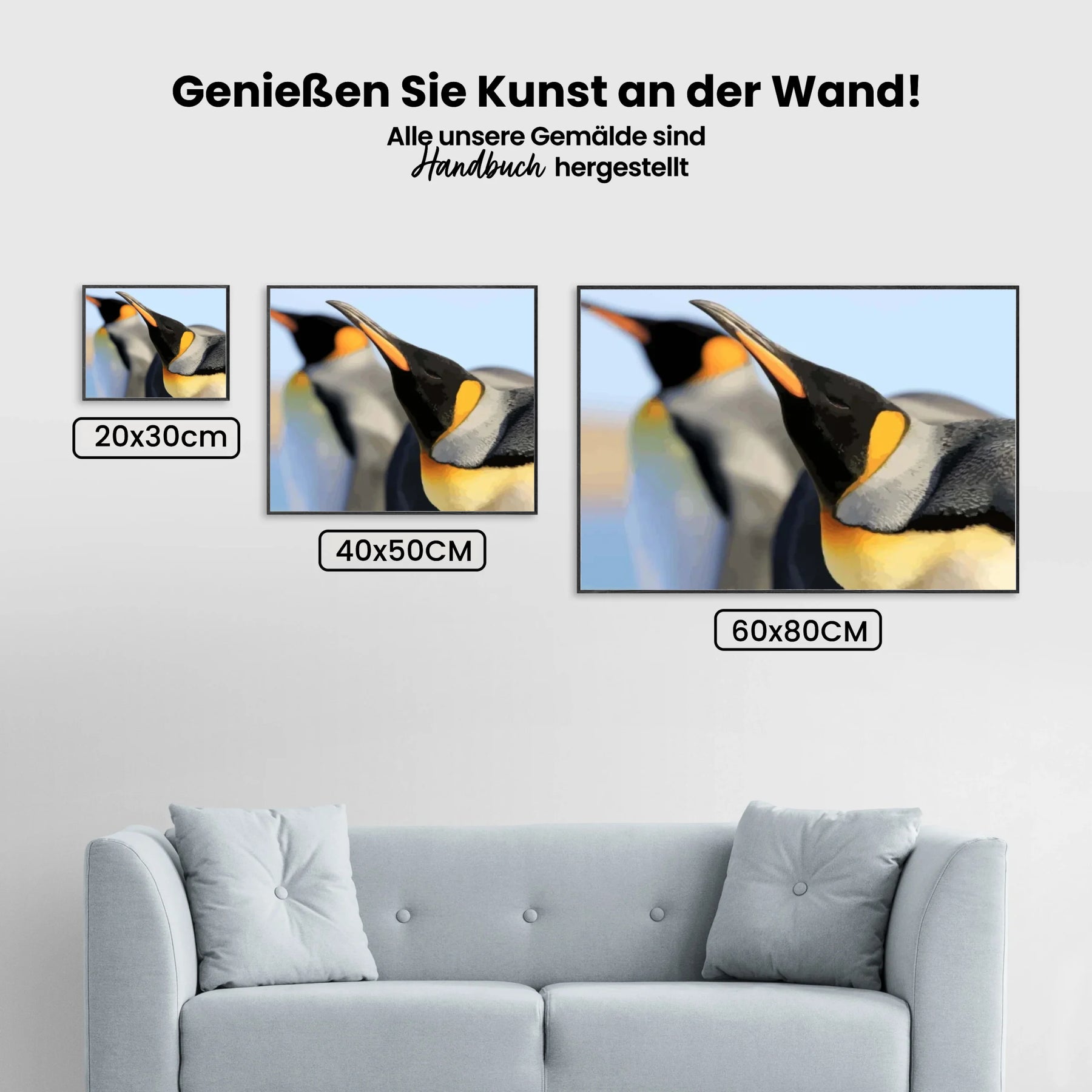 dipingere con i numeri pinguini reali quadro da dipingere</arg_value>