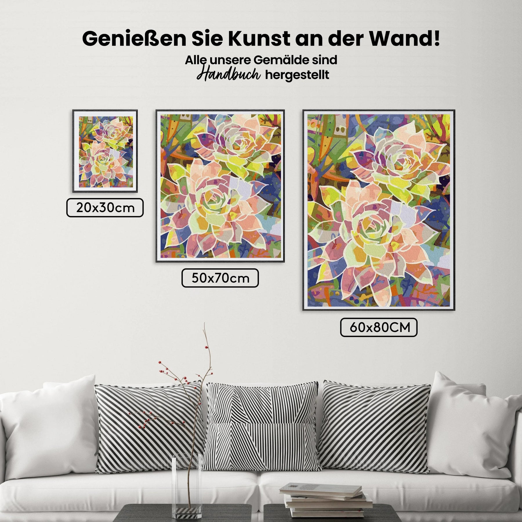 Malen nach Zahlen – Kristall-Lotus