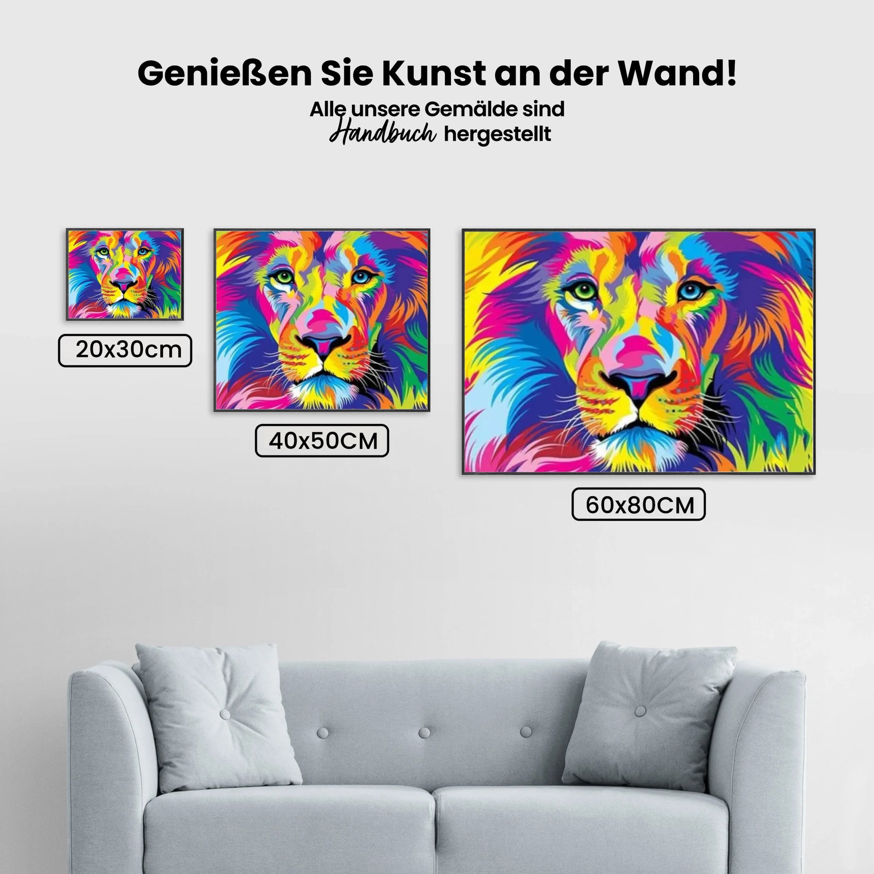 Malen nach Zahlen – Leo