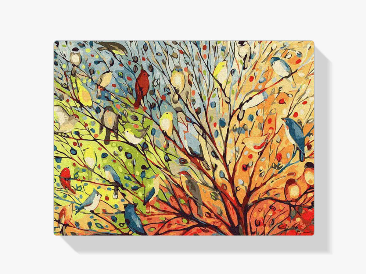 Dipingere con i numeri - Divertita riunione