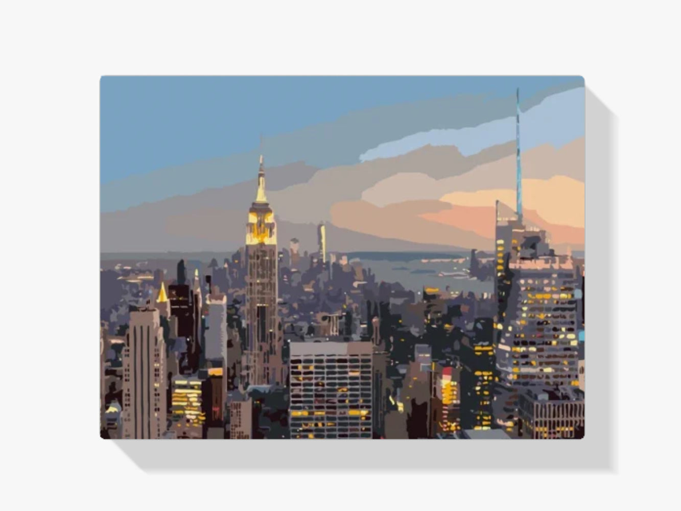 Dipingere con i numeri – Manhattan Skyline – New York