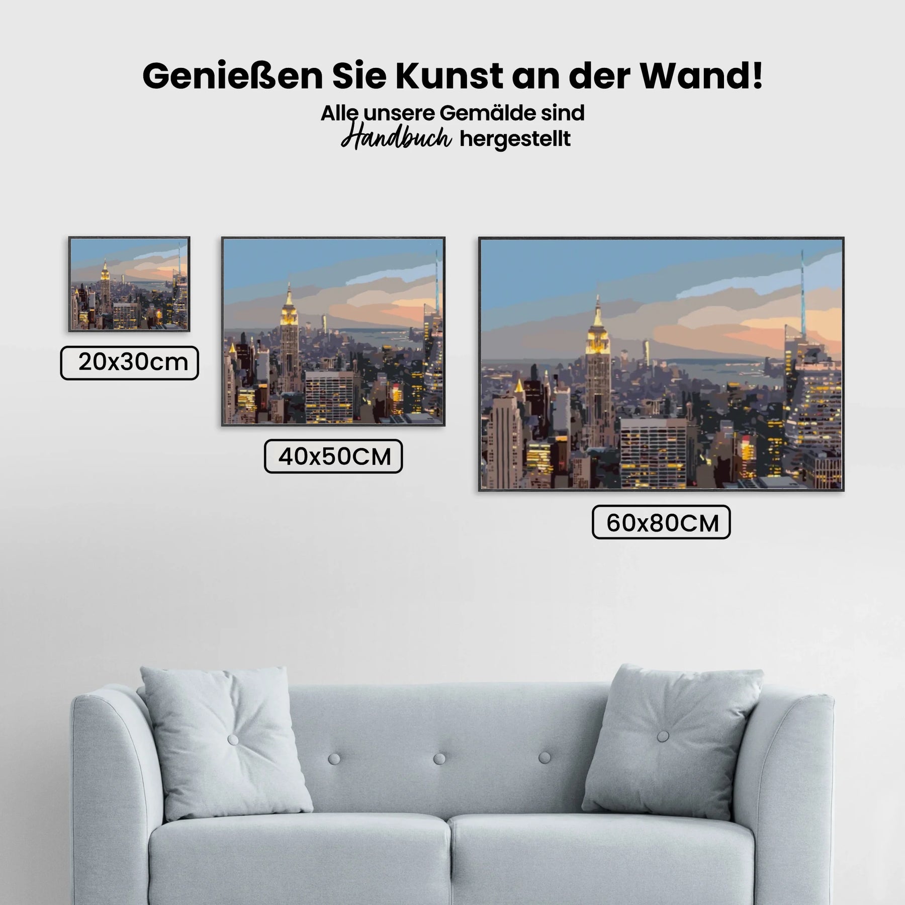 Dipingere con i numeri – Manhattan Skyline – New York