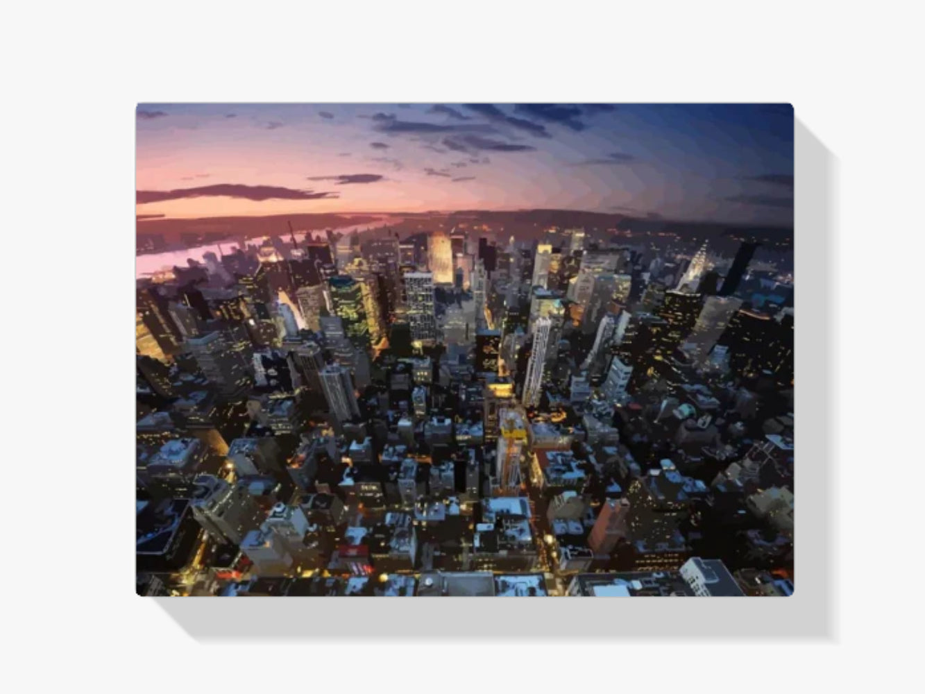 Dipingere con i numeri – New York City dall'alto