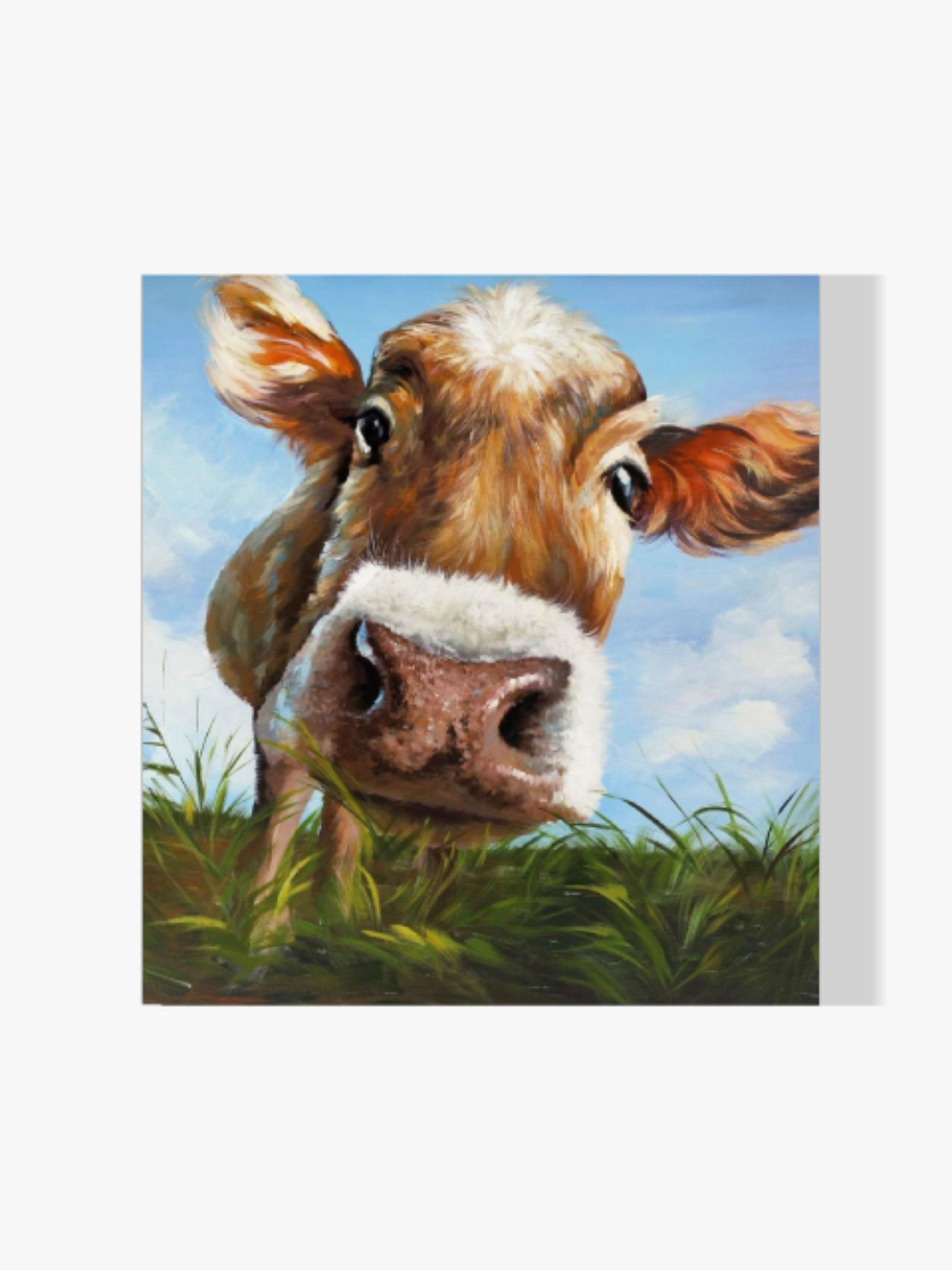 Dipingere con i numeri - Mucca carina