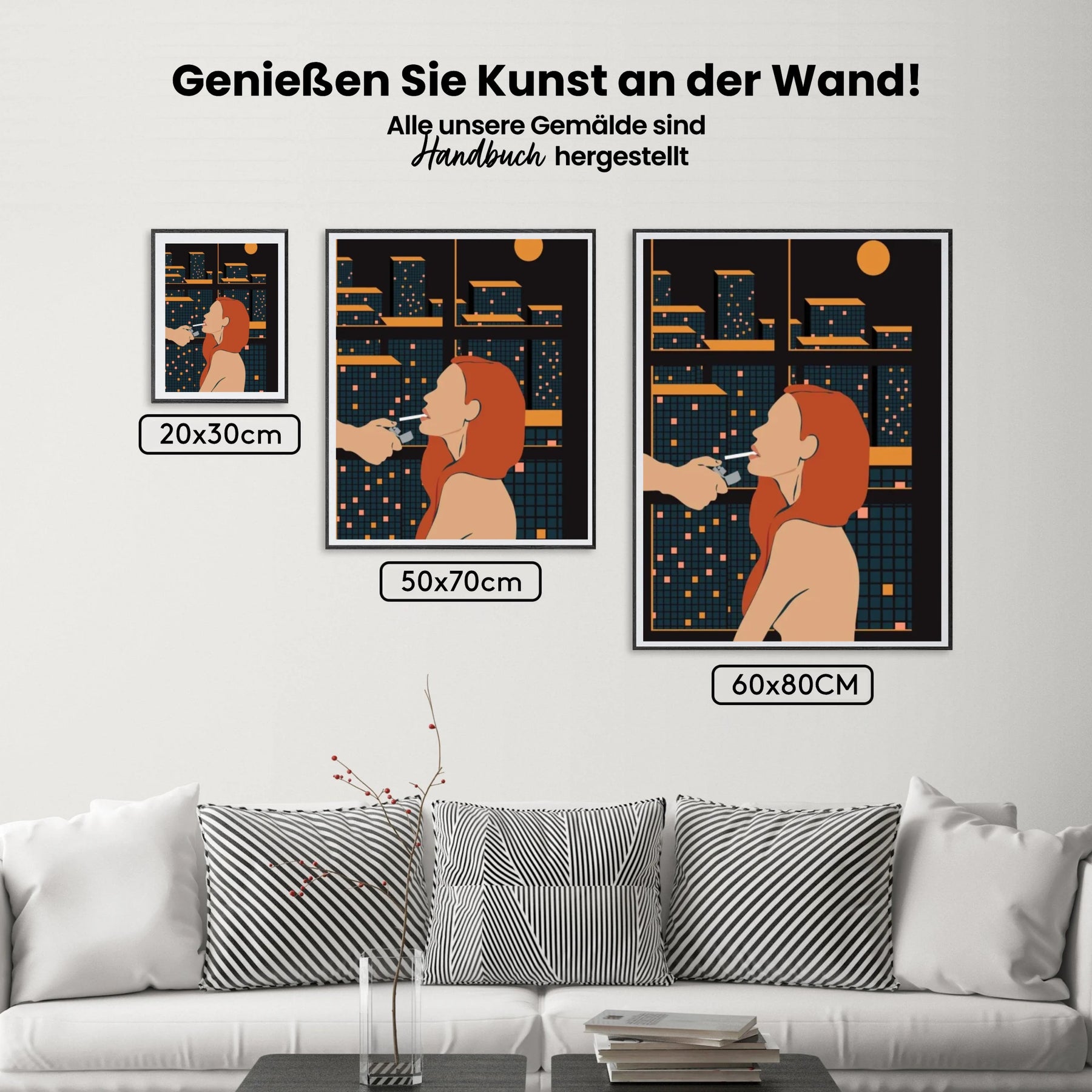 Dipingere con i numeri - illustrazioni di persone 7