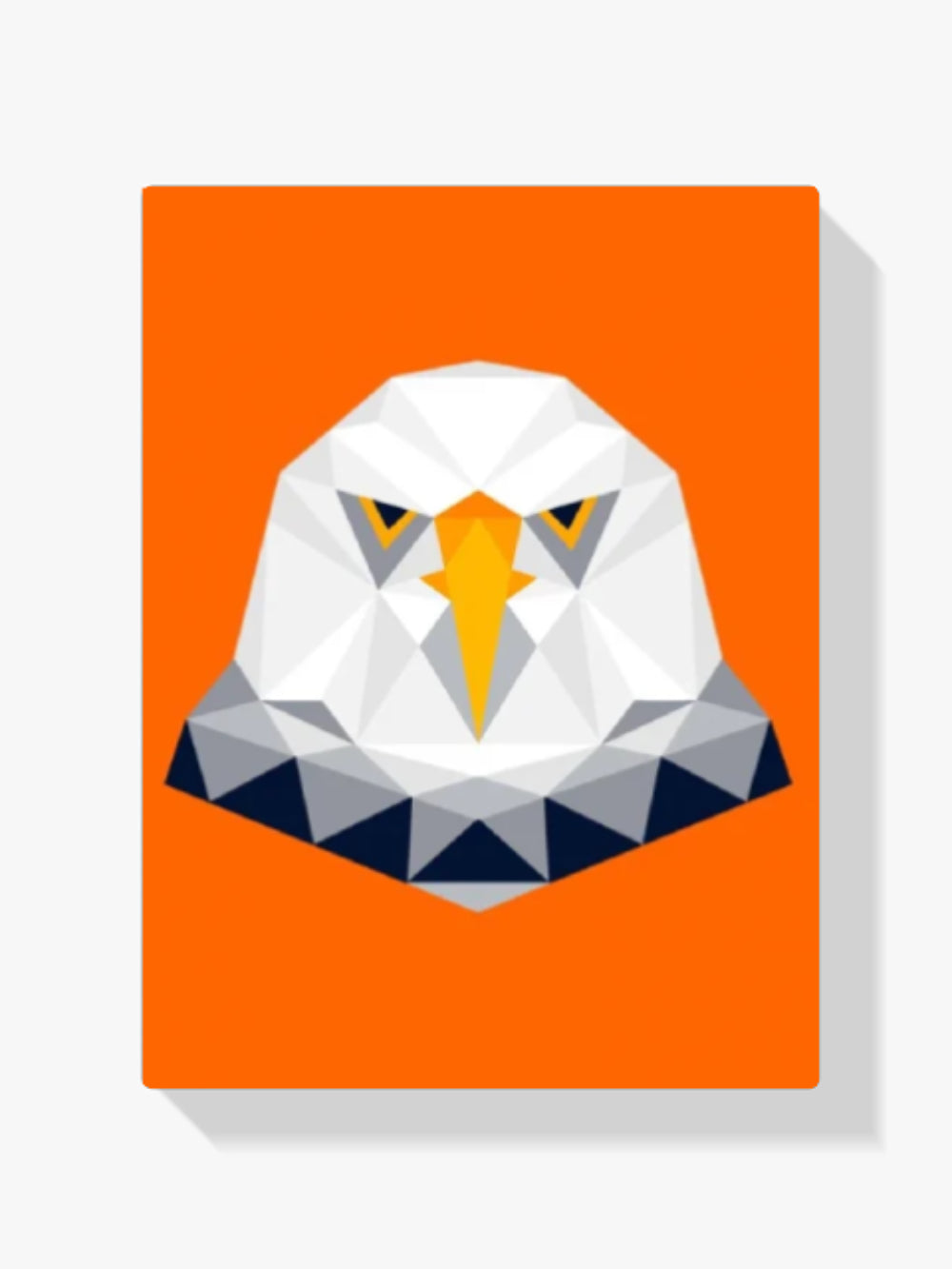 Dipingere con i numeri – Aquila poligonale