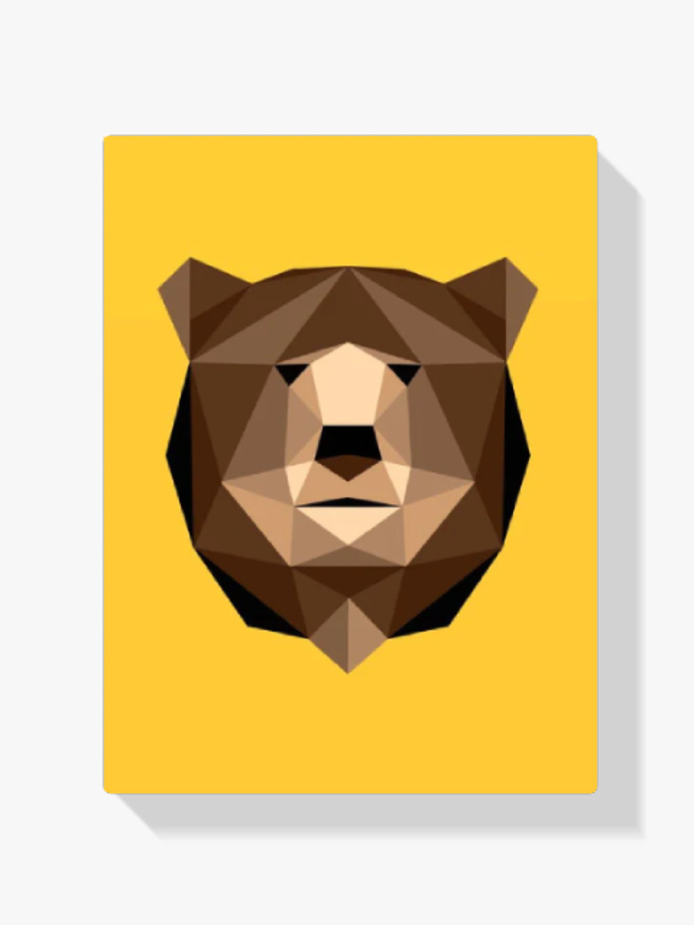 dipingere con i numeri – Polygon Testa d'orso