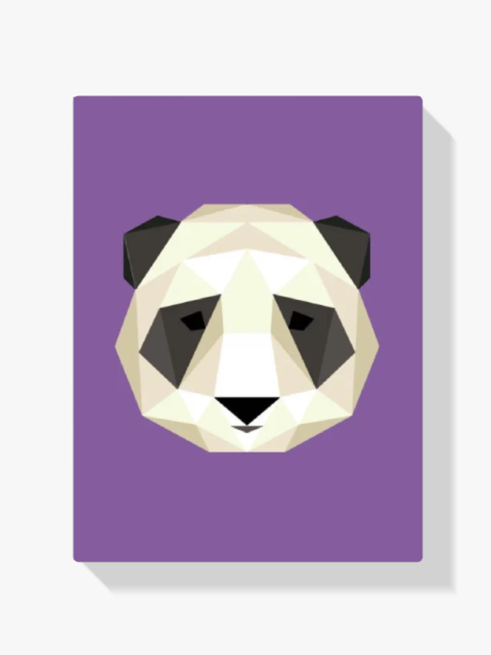 Dipingere con i numeri – Polygon Pandakopf