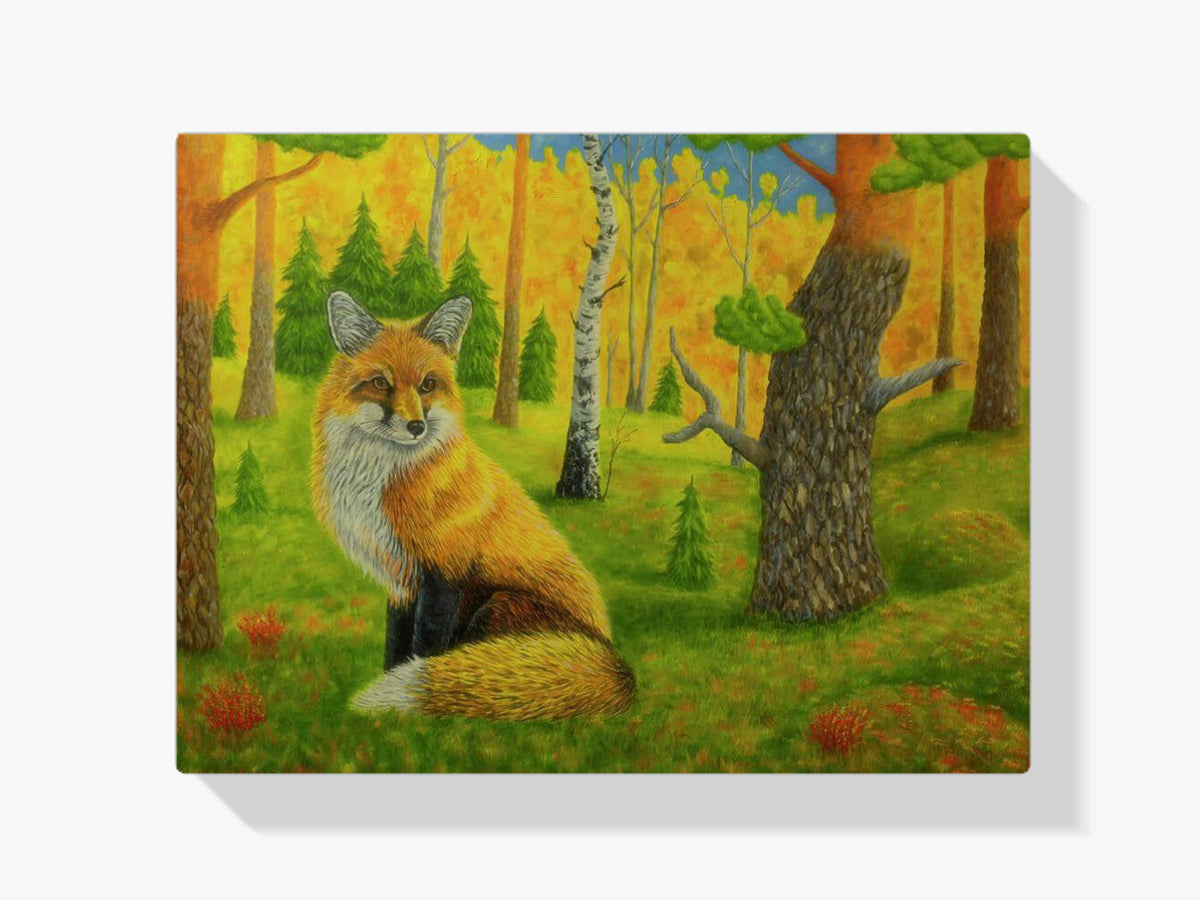 Dipingere con i numeri - volpe rossa