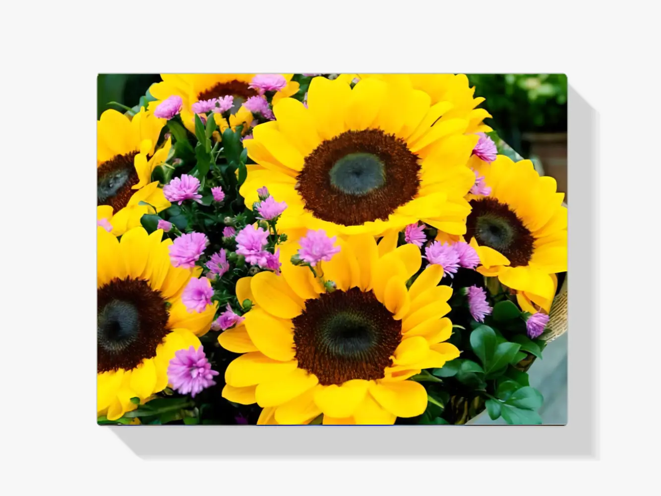 Dipingere con i numeri - bellissimi girasoli
