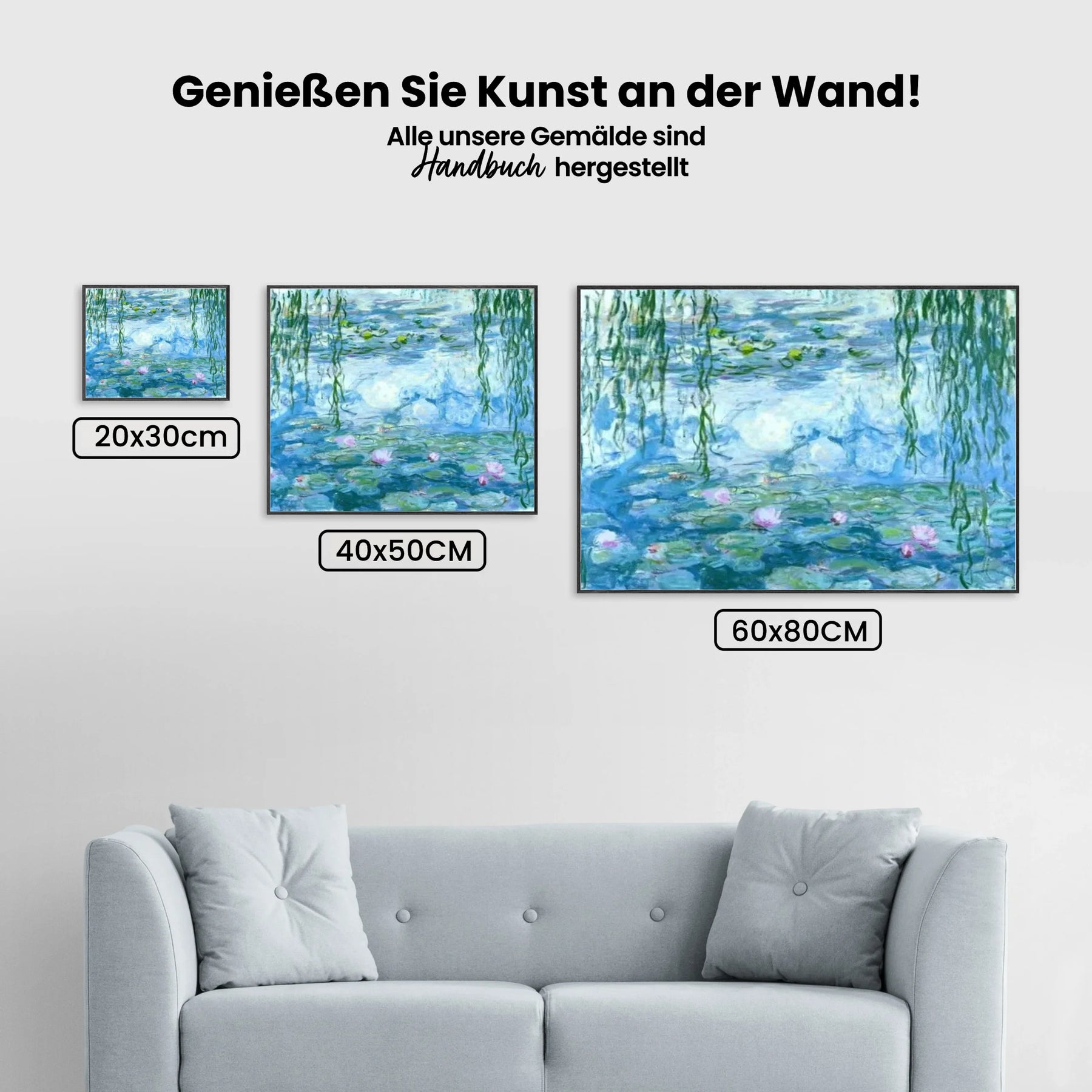 Malen nach Zahlen – Seerosen