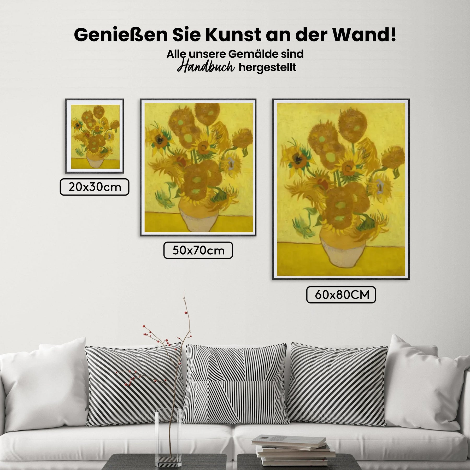 Dipingere con i numeri – Van Gogh – Girasoli