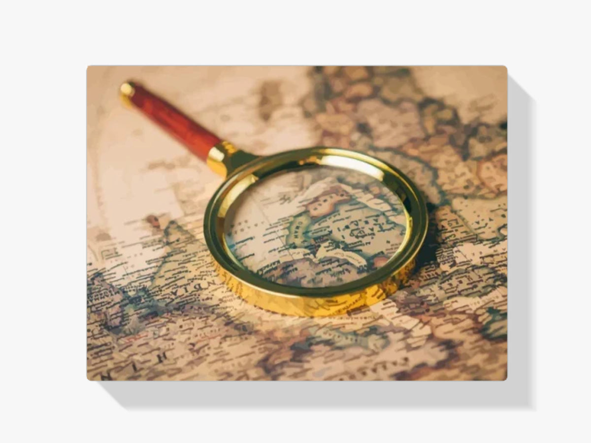 Dipingere con i numeri - Lente d'ingrandimento