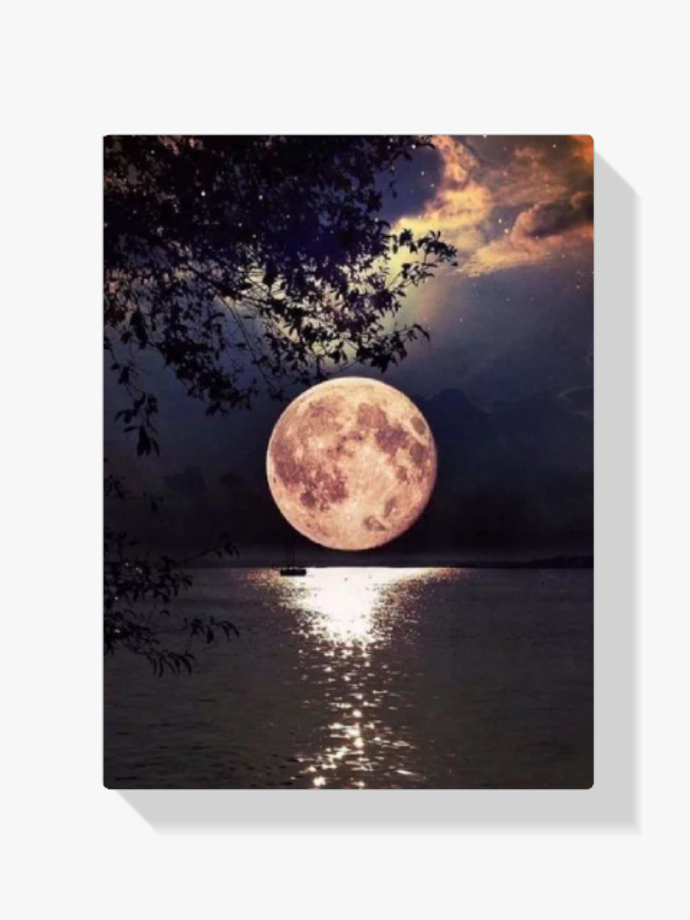 dipingere con i numeri – luna piena