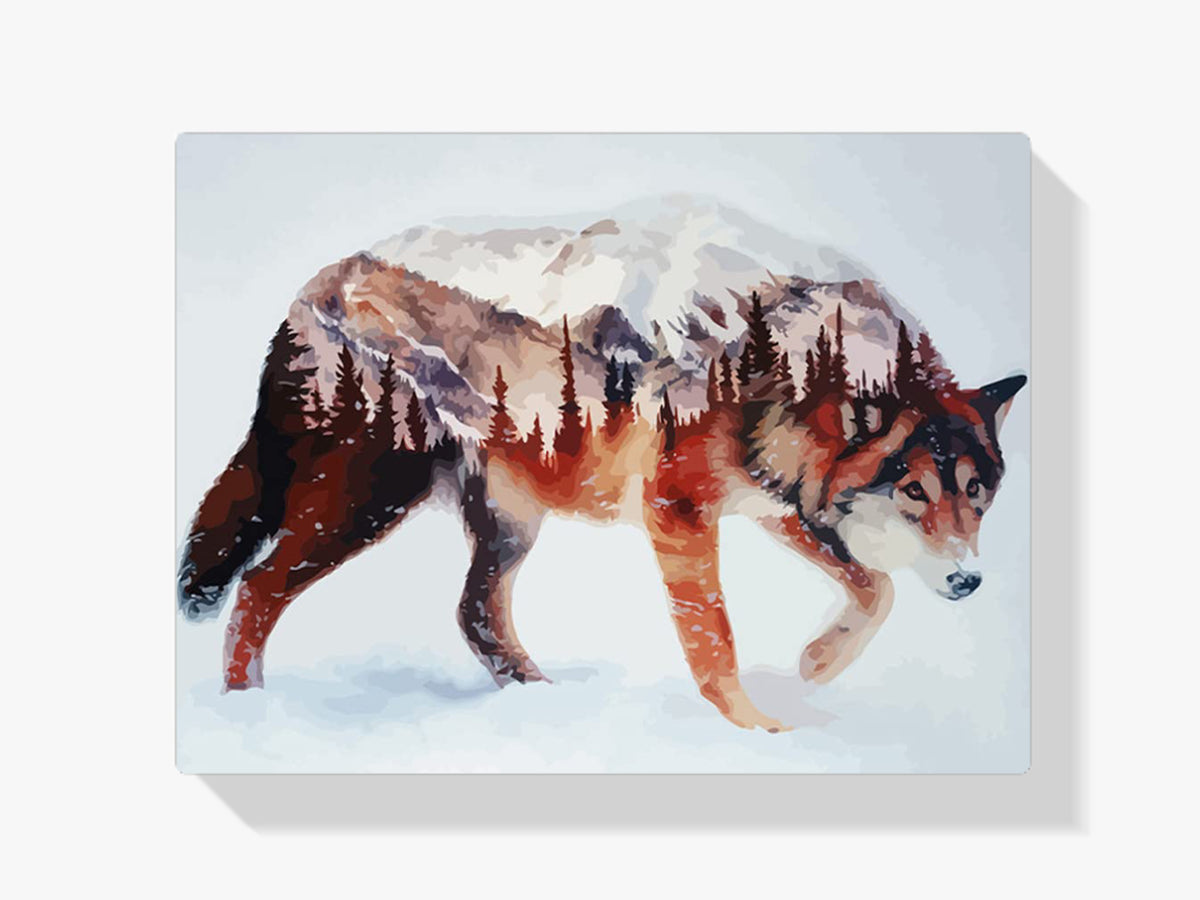 Malen nach Zahlen – Wolf Freiheit