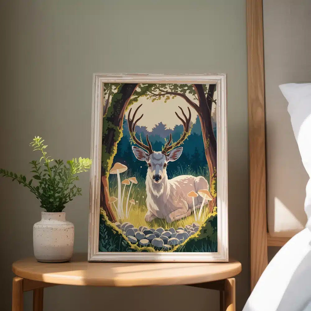 Dipingere con i numeri - Luce del cervo