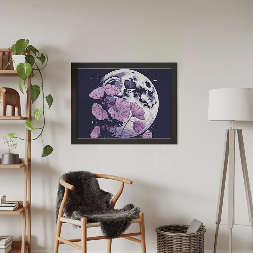Dipingere con i numeri - Viola di luna