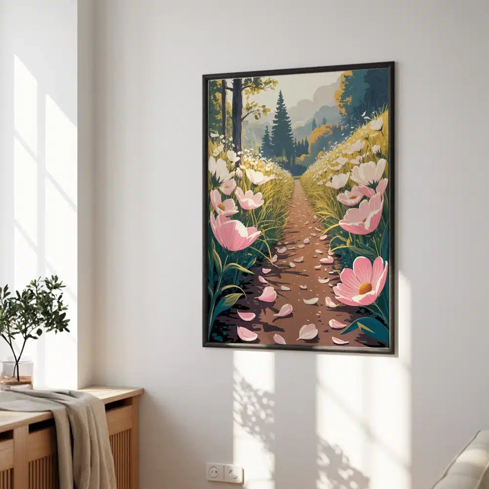 dipingere con i numeri - fiori acquatici